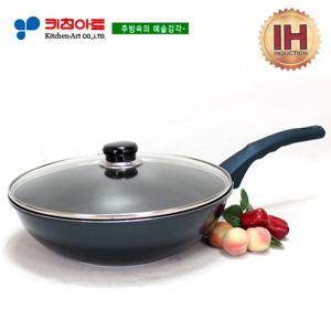 키친아트 까사(인덕션) 티타늄궁중팬28CM(유리카바)