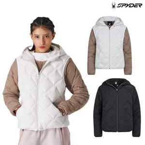 [스파이더] 여성 투인원 다운 점퍼 패딩 SPJWCNDJ352W