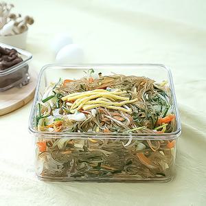 3800ml 스카이락 밀폐용기 점보 2호 그레이 보관용기 반찬통 플라스틱밀폐용기 소분용기 전자렌지용기