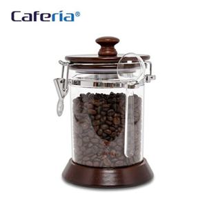 카페리아 나무/아크릴 밀폐 커피보관용기 750ml (CA2)원두보관용기,원두보관통,원두보관,원두밀폐용기,원두진공,커피보관통