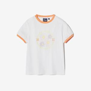 [휠라키즈] Daisy 링거티셔츠 (FK2RSH2401F_OWH)