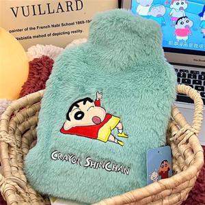 핫팩케이스 짱구 파스텔 온수팩 1000ml-그린