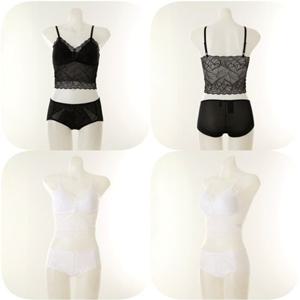[비너스 란제리] 25SS트렌디한 크롭탑 몰드컵 브라탑 햄팬티SET (VLGC817 VLGC817T) VLGC817ZT000