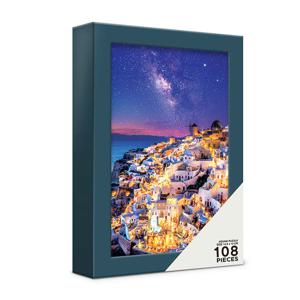 직소퍼즐 별밤의 산토리니 (미니108피스+액자케이스) AL108-14