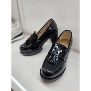 리바디 세이브존03 리바디 에나멜 방울 청키 로퍼 7.0cm AG2025RV6846A