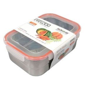 키친아트 스텐 반찬통 밀폐용기 5호 1300ml 김치 보관 보관통 밀폐용기 보관용기 음식용기 음식통 음식보관