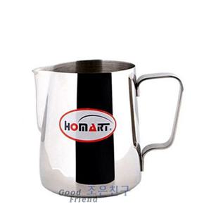 홈아트 스팀피쳐 600ml 스팀피처 우유스팀피쳐 스팀피처 주전자 피처 바리스타용품 스팀피쳐