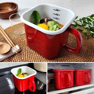 시앵 사각범랑포트2.0리터 뚜껑포함1P 손잡이법랑냄비 범랑포트 손잡이냄비 법랑냄비 범랑냄비 법랑포트