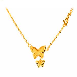 [아시아골드] 24K 순금 러브 나빌레라 목걸이 11.25g+18k붕어장식