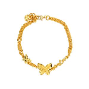 [아시아골드] 24K 순금 러브 나빌레라 팔찌 11.25g