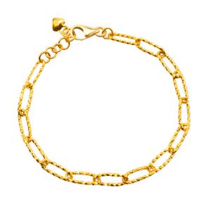 [아시아골드] 24K 순금 래디언트 클립 팔찌 7.5g