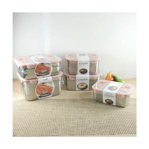 스텐락 김장통 핸디 1호 4.7L 김장용기 김치용기 김치보관 밀폐용기 스텐리스반찬통 보관용기 스텐용기 스