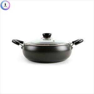 b35 키친아트 냄비(주노블랙) 전골24cm 요리냄비 국냄비 탕냄비 코팅냄비 양수냄비 전골냄비 요리용전골냄