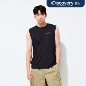 프레시벤트 남성 스몰로고 쿨링 슬리브리스 (BLACK) DMSL73053-BKS