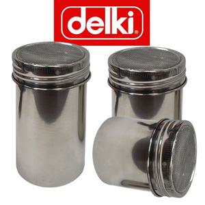 델키 스테인레스 파우더통 망사 파우다통 3종 소금후추통세트 업소양념통 양념통 소금통 양념통 양념병 양