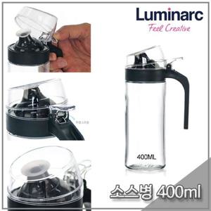 루미낙 유리병 루미바이 오일 소스병 400ml 유리오일병 오일용기 오일병 오일통 양념통 양념병 오일보관용