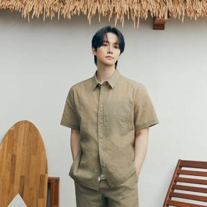 [네파] (7L31560) 남성 여름 디플라이 린넨 반팔 셔츠 반팔 남방(7L31664 7L31764 코디) 9L31560