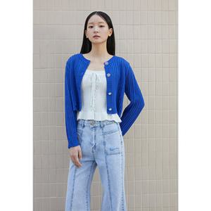 [에고이스트] ER2KG464 백 레이스업 포인트 라운드넥 가디건 (25년 여름) ER2KG464