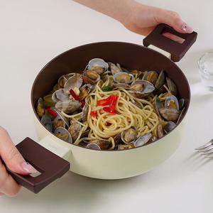 에지리 카라멜로 세라믹 코팅 인덕션 전골냄비 22cm 1p