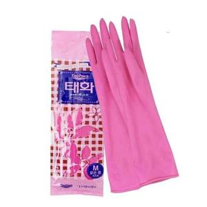 태화 고무장갑(M_ 짧은 중 ) 단보 W