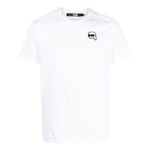 26 SS 칼라거펠트 아이코닉 패치 오가닉 코튼 티셔츠 A1M17022100 TP432376279