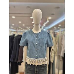 부루앤쥬디 세이브존03 부루앤쥬디 진주 레이스 대님 셔츠 ATBBRFBL006CA