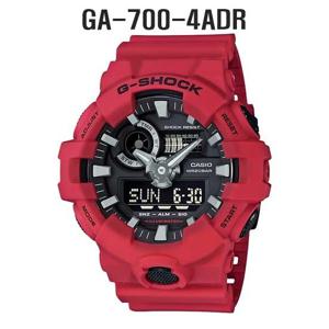 [지샥]GA-700-4ADR LIC  빅페이스 레드 방수 캐쥬얼시계 패션시계