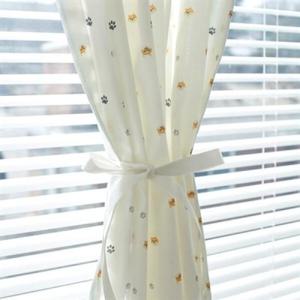 아트박스/모모제작소 댕댕이 북유럽 코튼 가리개커튼 103x120