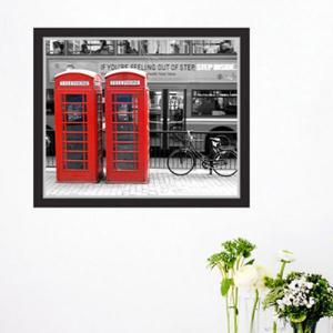 아트박스/꾸밈 it012-런던컬러포인트_창문그림액자(중형)