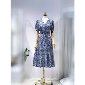 [올리브데올리브] 올리브데올리브 (OW5MO468) 플로랄 프린트 로브 롱 원피스 OW5MO468