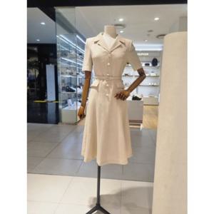 [케네스레이디] 카라넥 벨티드 원피스 (EVOPPF9800) EVOPPF9800