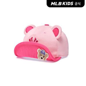 [MLB키즈 공식] 25N 메가베어 배색 와이어캡 NY (L.Pink) 7AWRC025N-50PKL