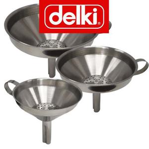 델키 스텐 분리형여과기 미니깔대기 3종 깔대기 깔떼기 깔데기 여과기 손잡이