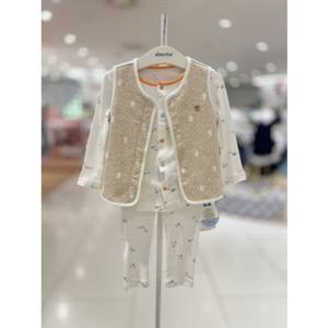 [압소바] (출산백일돌선물)씽씽카코튼모달슬림내의미링실내조끼세트 (S1A2C10390) S1A2C103