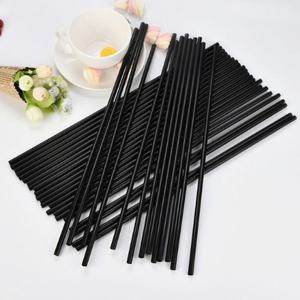 와인앤쿡 베이직 일자형 블랙스트로우100개 블랙빨대 검정빨대 음료빨대 주스빨대 일회용빨대 1회용빨대 일