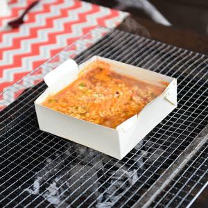 쿡인페이퍼 종이냄비 5P세트 (인덕션사용가능) 1100cc 일회용그릇 일회용용기 라면일회용용기 한강라면용기