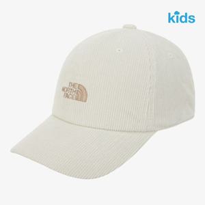 [노스페이스 키즈] NE3CR50U 크림 로고 볼 캡 NE3CR50U