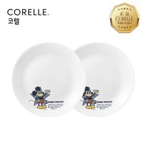 코렐 미키빈티지 원형접시중 2P