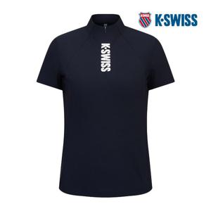 [케이스위스] 여성 다이아몬드 자카드 반팔티 1KSTSMU509_DA