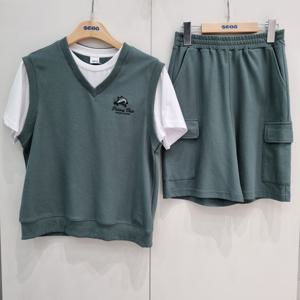 [에스핏]레이어드피케5부TR SJZ304MKTR04_GN