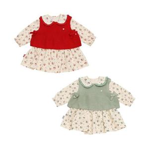 [압소바] 압소바(CH) 허브 니트베스트 원피스 세트 (A2525107K1) A2525107