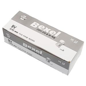 9v밧데리 벡셀 9V 망간건전지 x1박스(10개) 배터리 사각건전지