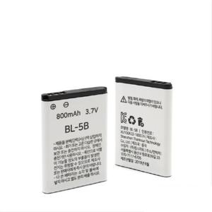 BL-5B 리튬 이온 배터리 BL-5B 800mAh 3.7V