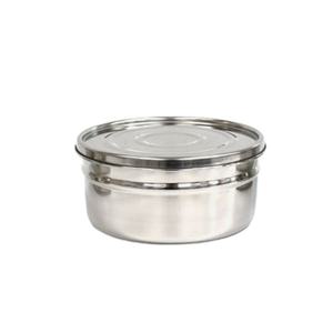 급식용 원형 스텐 찬통 3호 24cm 고무패킹무 찬합 보관 용기 단체급식