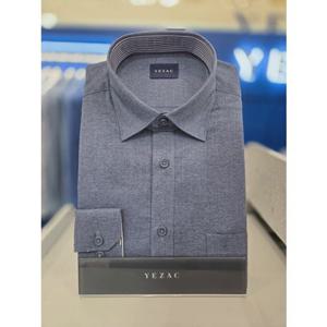 [예작] YJEFBR115NY 일반핏 카치온 솔리드 긴소매셔츠 YJEFBR115