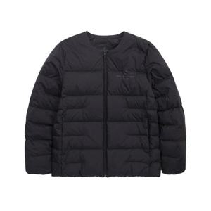 데상트 공용 U넥 퀼팅형 경량 구스다운 자켓 AP423DDJO4-BLK0
