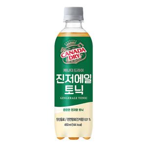 캐나다드라이 진저에일 토닉 450ml 12개