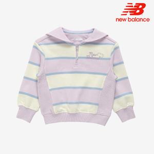 [뉴발란스]뉴발란스 키즈 스트라이프 카라 스웻셔츠 NK9CE3807G-