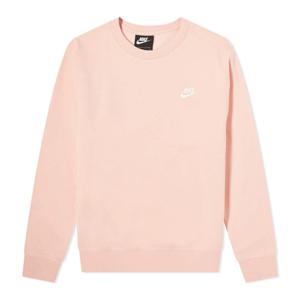 [나이키]나이키 클럽 크루 기모 맨투맨 BV2662-800 파스텔 핑크