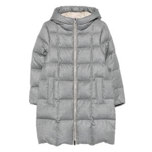 26 SS 페세리코 퀼팅 후드 코트 S24105D01945 TP441940184